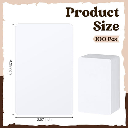 Zomiboo 100 Pieces Tall Trading Card Dividers, Plastic Trading Card Page Dividers for Games Sports Baseball, 2.7 x 4.2 Inch