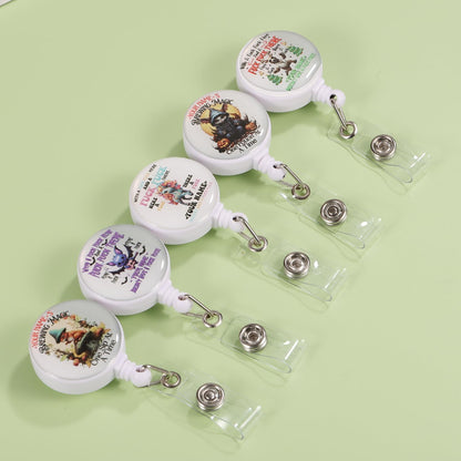 16pcs Badge Reels Retractable Badge Holders,Id Badge Holders Retractable with Clip,Cute Badge Reel for Men,Women,Girls 04