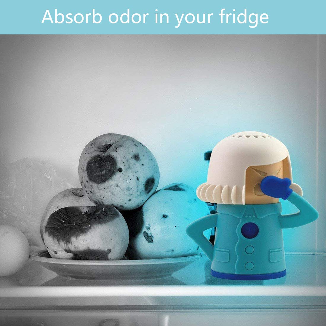 Cool Mama Fridge Deodorizer, Chilly Mama Refrigerator Deodorizer Remover Absorbs Odors, Fridge Cleaner Freezer Odor Freshener Remover, Reusable baking soda Air Purifier