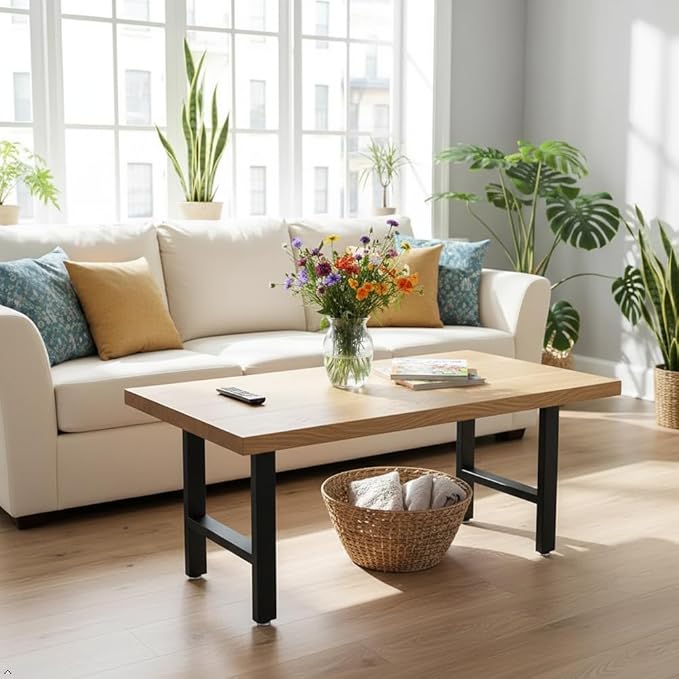 H Bench Legs 16 Inch Metal Coffee End Table Legs