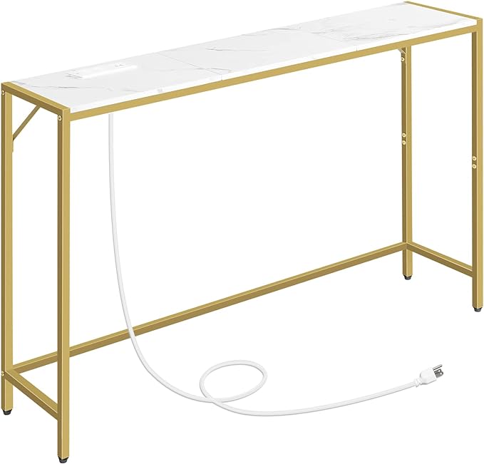 MAHANCRIS Console Table, Narrow Sofa Table, 43.3” Entrance Table