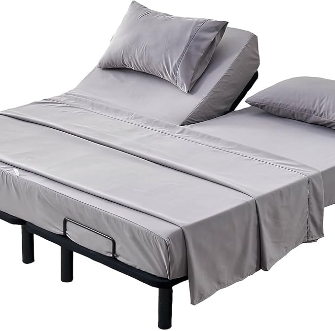 Kingnex Half Split Top King Sheets Set
