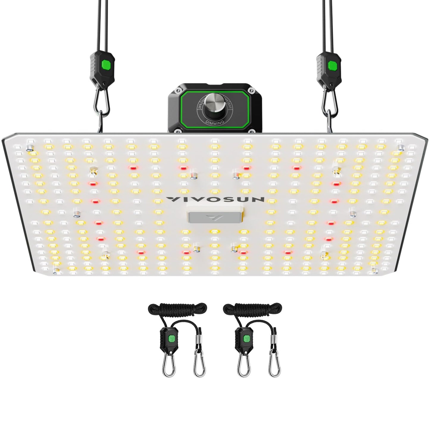 VIVOSUN LumaLight 100W LED Grow Light, Full Spectrum Plant Light, Smart Dimmable & High PPFD for Indoor Plants Seedling Vegetables Bloom, Fits 2×2/2×4 Grow Tents