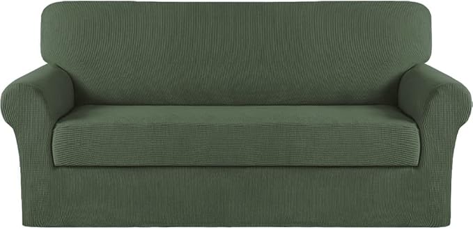 Turquoize Stretch Sofa Slipcover 2 Pieces Sofa Cover Couch Cover
