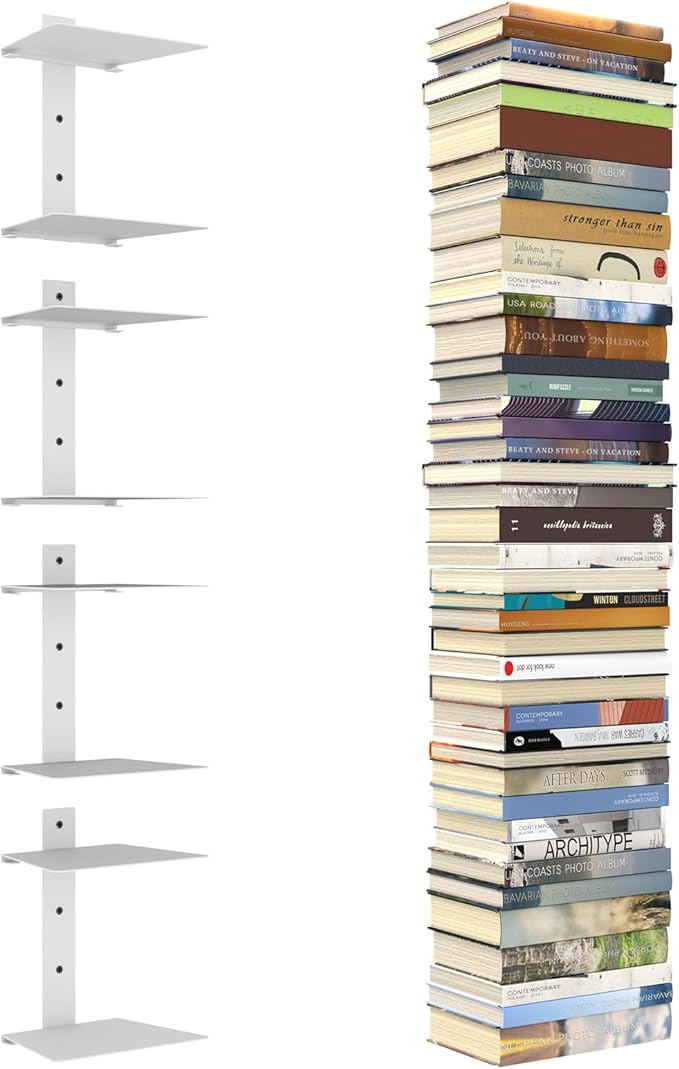 Mefirt Invisible Floating Bookshelves