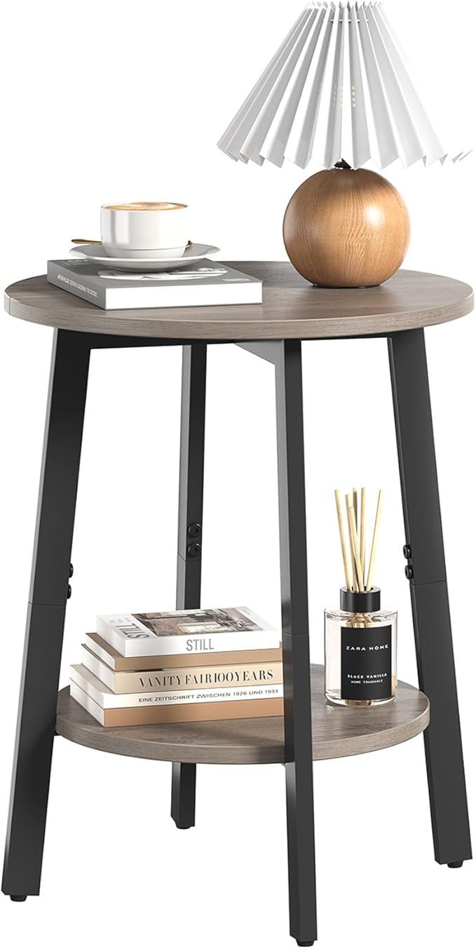sthmec Side Table, Small Round End Table