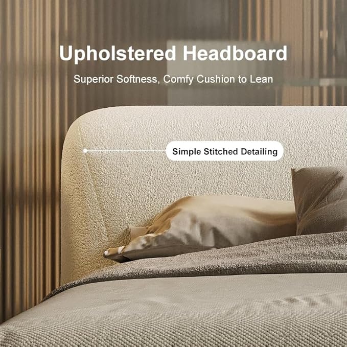 homary Queen Size Upholstered Bed