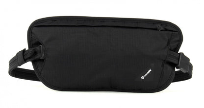 Pacsafe Coversafe X100 Anti-Theft RFID Blocking Waist Wallet, Black