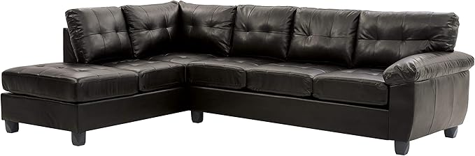Eco-Friendly Black Sectional Couch