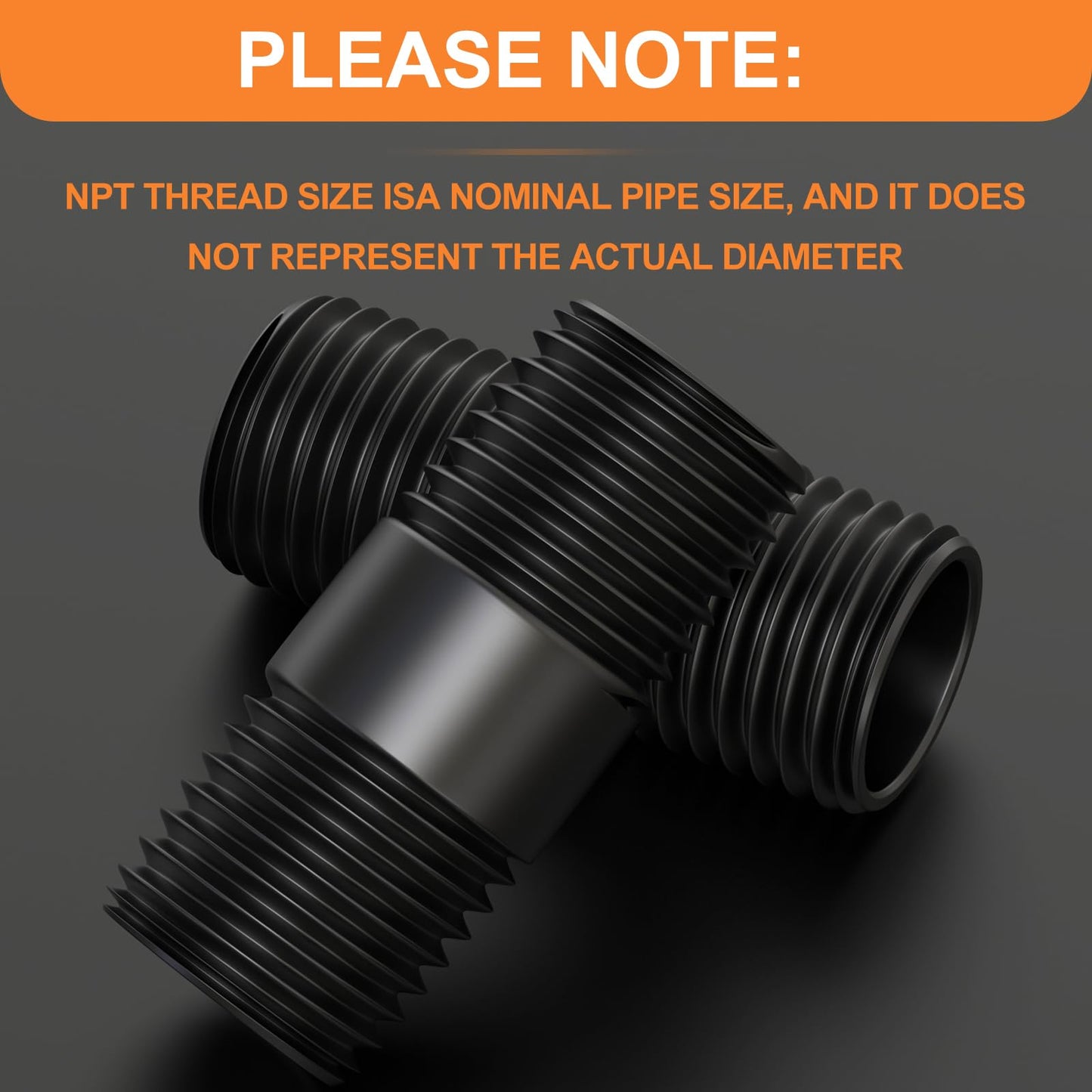 GASHER 12Pcs 1/2 Inch MNPT PVC Male Pipe Thread Sprinkler Head Pipe Riser Extension for Lawn Irrigation System,Length 2 Inch