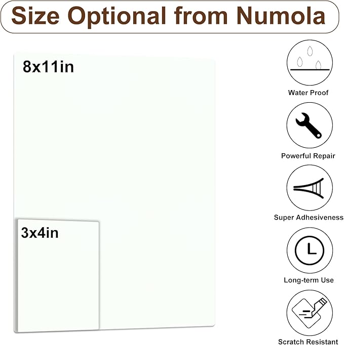 Numola Leather Repair Patch 8×11 inch Self-Adhesive Leather Repair Tape