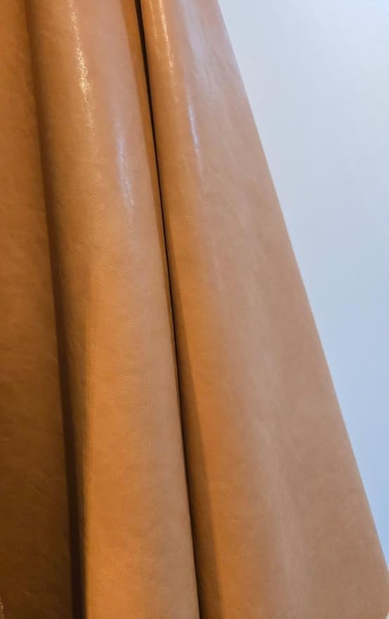 NAT Leathers™ | Wheat Camel Vegetable Tanned Tan Soft Faux Vegan Leather PU | 1