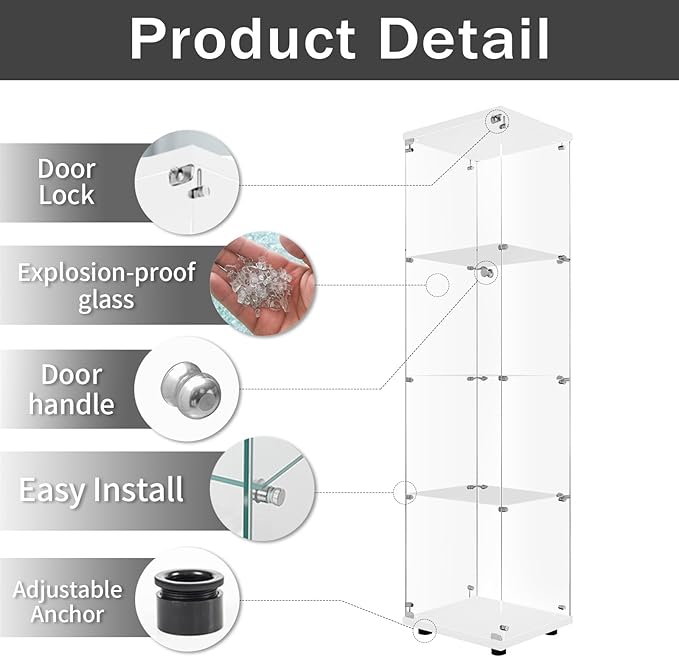 LFT HUIMEI2Y Glass Display Cabinet