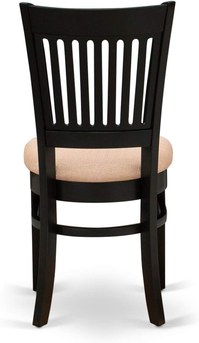 East West Furniture ANVA5-BLK-C 5 Piece Dining Room Furniture Set Includes a