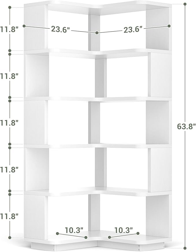 Armocity Corner Book Shelf