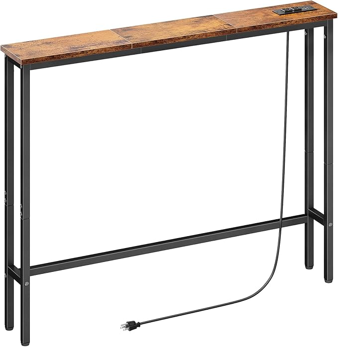 ELYKEN 5.9" Narrow Console Sofa Table