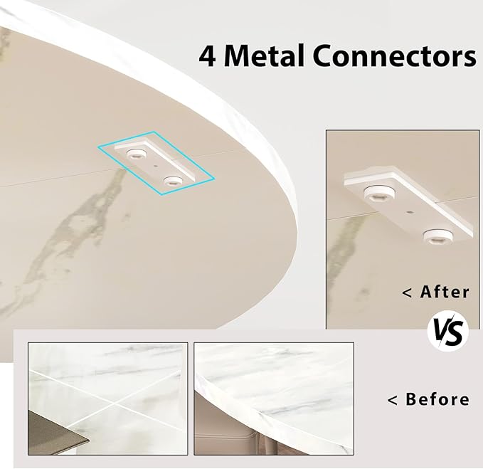 IBF Round Marble Dining Table, Dinner Tables