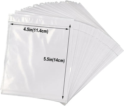 4.5x5.5 Packing List Mailing Envelopes Shipping Envelopes Packing List Clear Adhesive Shipping Label Sleeves Shipping Supplies for Small Businesses(500 Pcs)