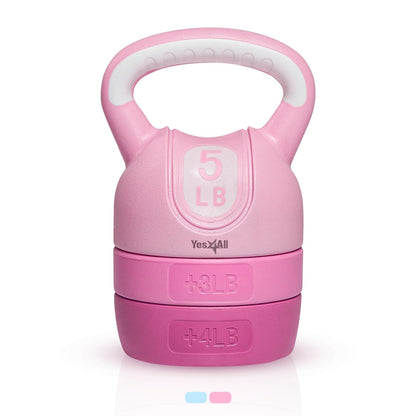 Yes4All Kettlebell Sets - Adjustable Kettlebell Set for Strength Training - Kettlebells Adjustable Weight for Versatile Workouts