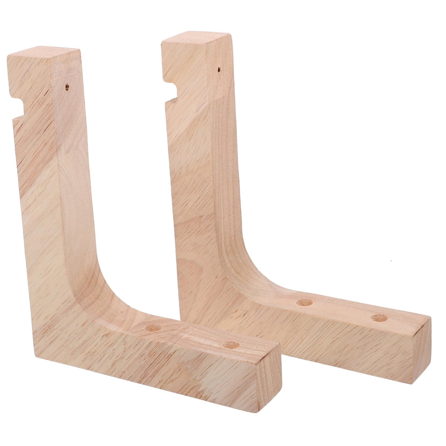 Angoily Wood Hooks for Hanging Plants 2pcs Heavy-Duty Wooden Plant Hangers Wall Mounted Brackets for Indoor Outdoor Hanging Flower Pots Balcony Garden Decor