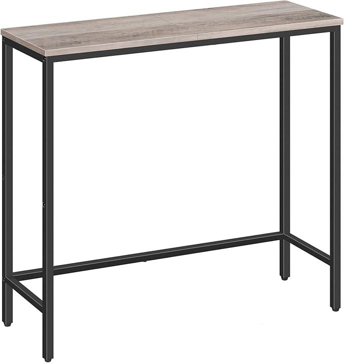 HOOBRO Narrow Console Table, 29.5" Small Entryway Table, Thin Sofa Table