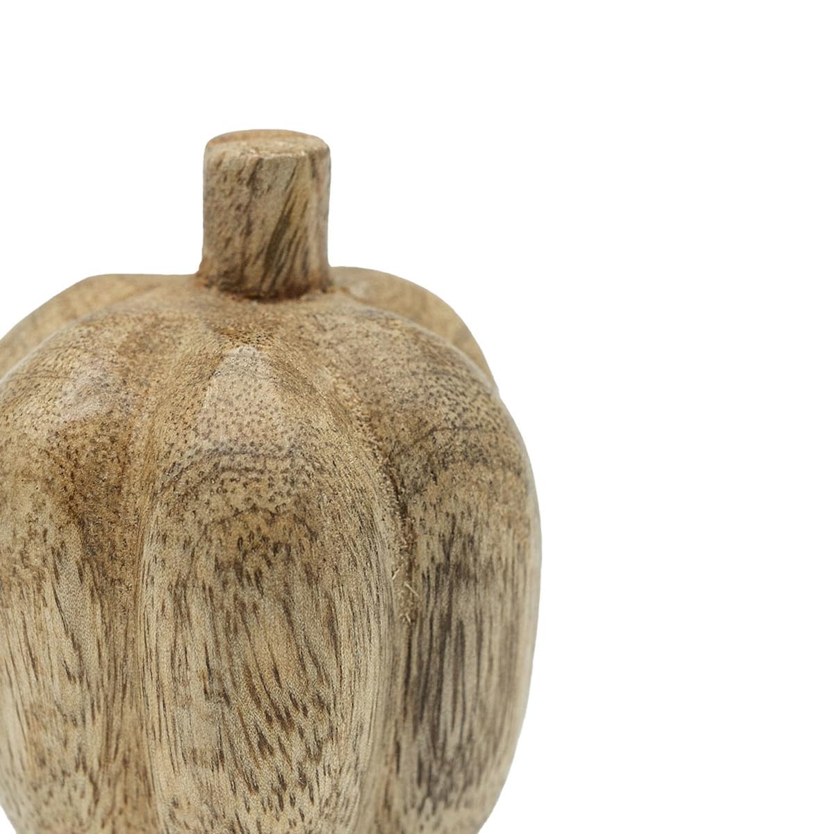 Foreside Home and Garden Pumpkin Deco Baubles Figurines with Bag Set of 3 Beige