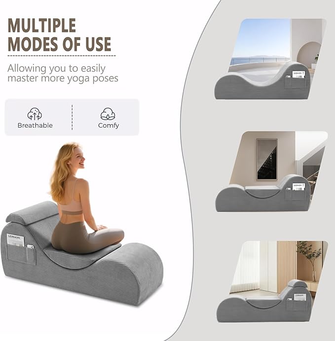 Yoga Chair Lounge for Adult, Ergonomic Chaise Lounge Chair