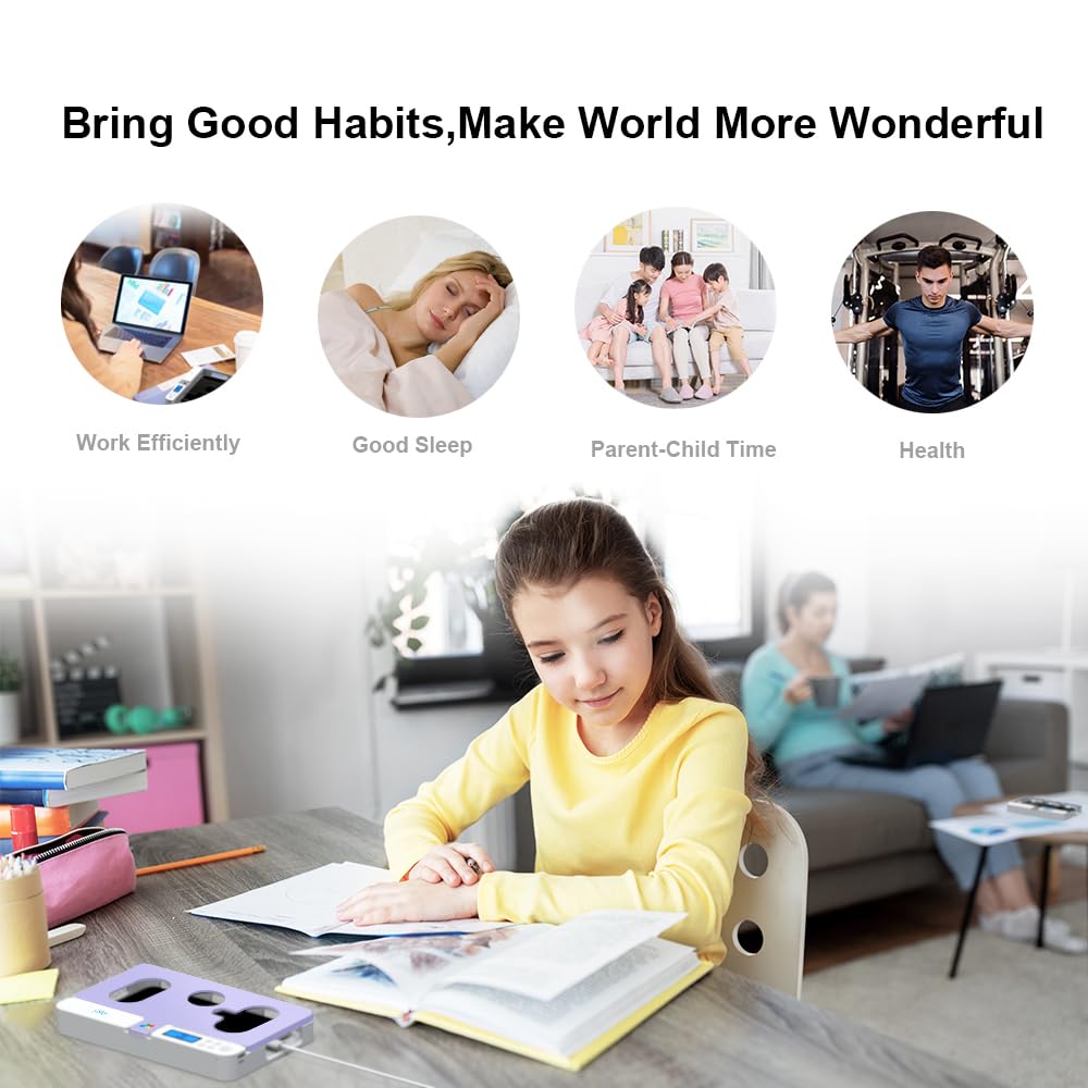 ySky Portable Phone Lock Box with Timer for iPhone and Android Phones, Self-Control Timed Phone Jail Locker to Help Kids,Students, Adults Focus Back, Unplug from Phones Boost Your Mental Wellness