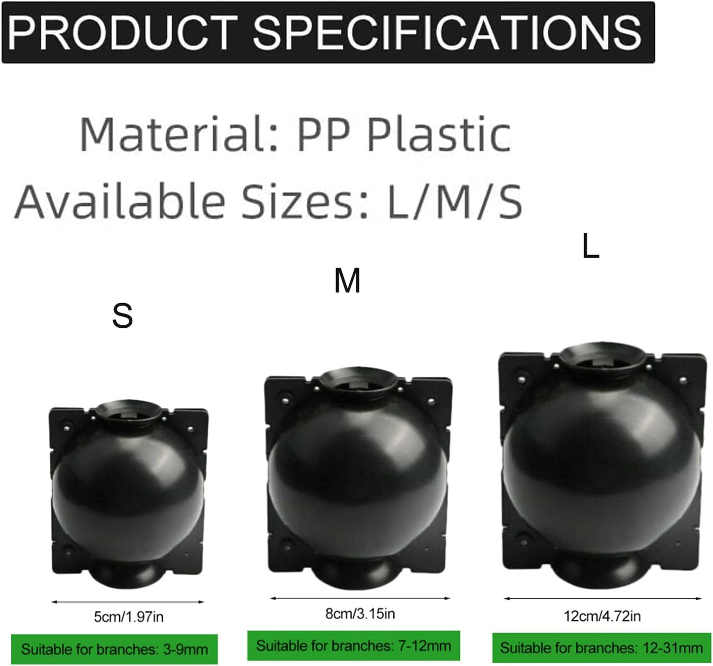 20 PCS Propagation Stations Air Layering Pods, Reusable Rapid Root Plugs Air Layering Propagation Kit Grafting Tool Take Root Box Plant Propagation Ball Tree Grafting Supplies Plant Root Growing Box