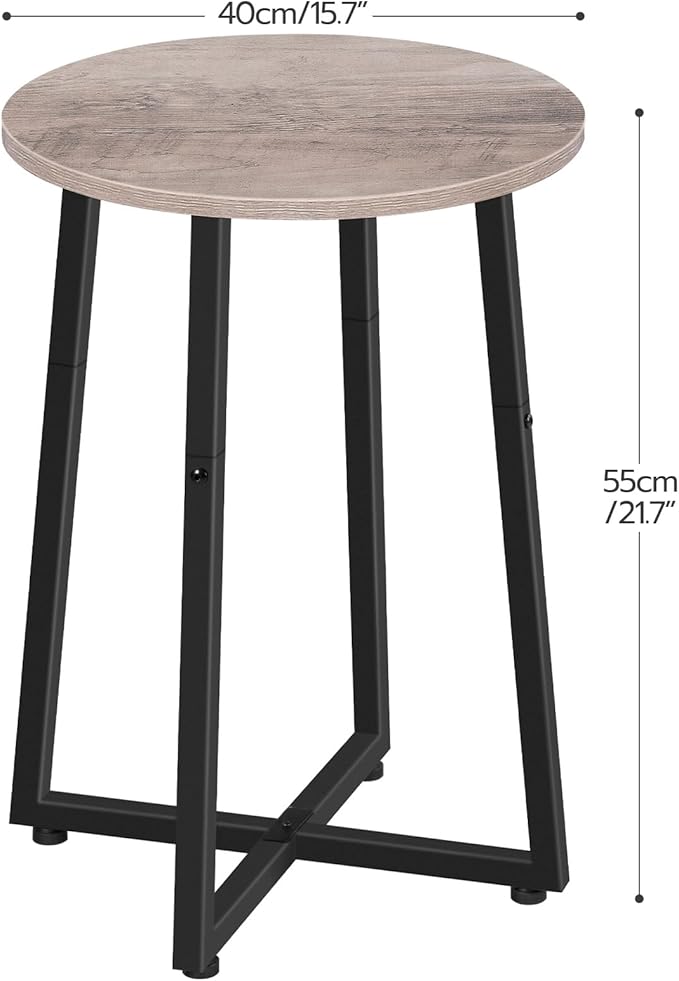 HOOBRO Side Table, Round End Accent Table