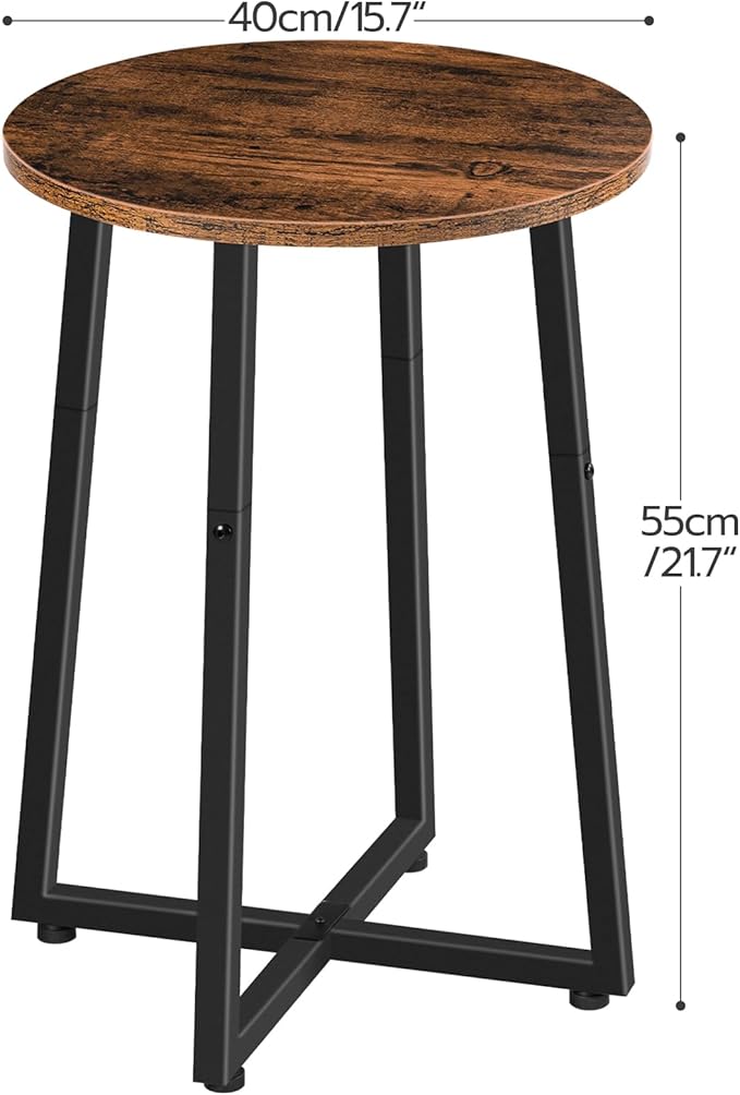 HOOBRO Side Table, Round End Accent Table