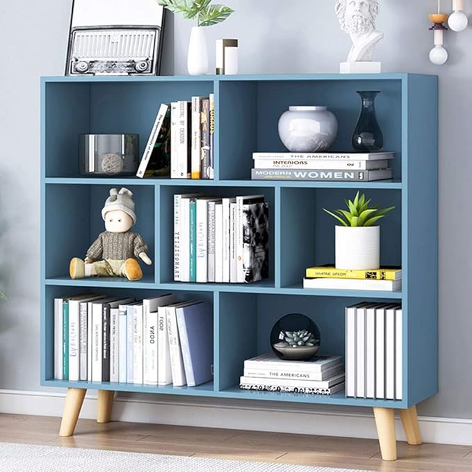 IOTXY Wooden Open Shelf Bookcase
