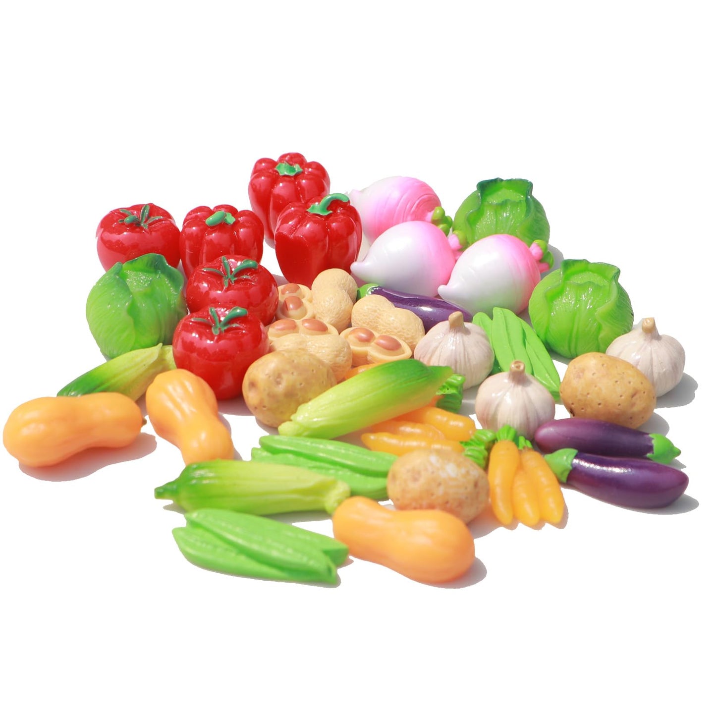 Artificial Vegetables Miniatur Garden Figurines Decor Room Ornament for DIY Craft Table Accessories Corn Tomatoes Potatoes Pumpkins