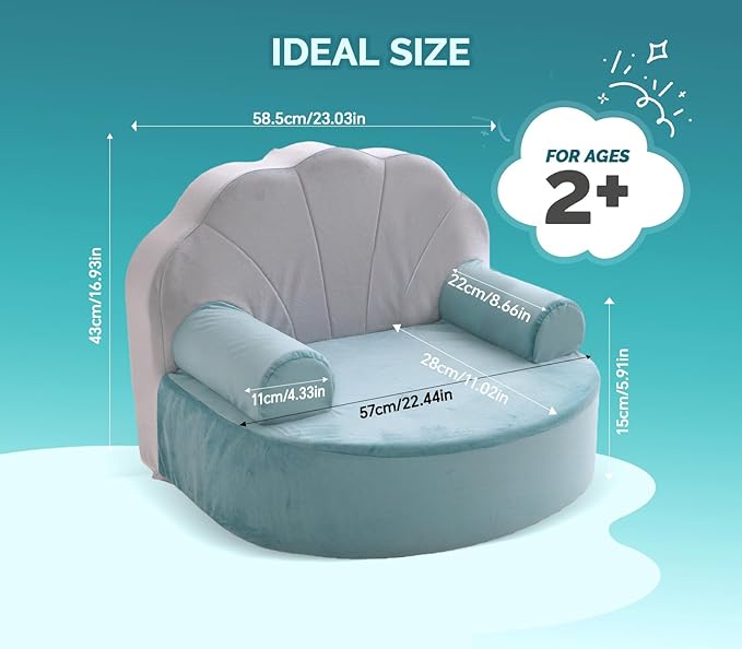 Snuggly Toddler Chair, Soft Kids Sofa