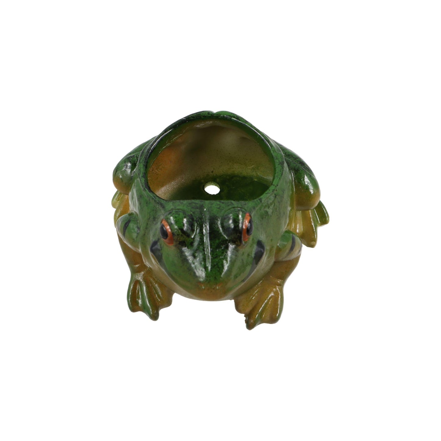 zaoalife Resin Frog Shape Succulent Planter Pot Flower Pot Mini Small Succulent Pots Frog Pot Cute Succulent Planter for Indoor Home Desk Decoration