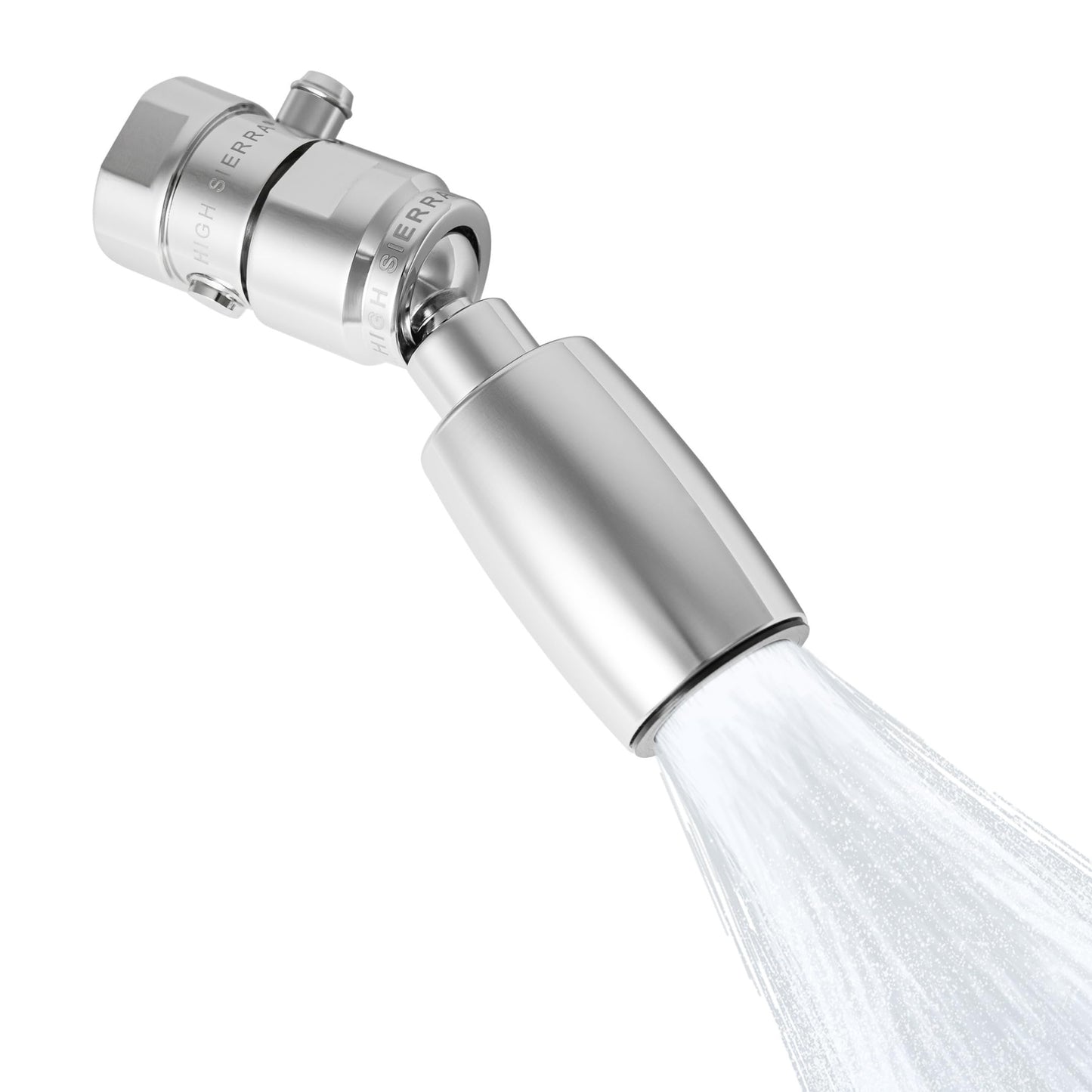 High Sierra® - All Lead-Free Brass Trickle Valve For Shower Heads. For Pause & Pressure Control. Easy To Push Button Reduces The Flow of Water or Shuts It Off to Just a Trickle - Oil Rubbed Bronze