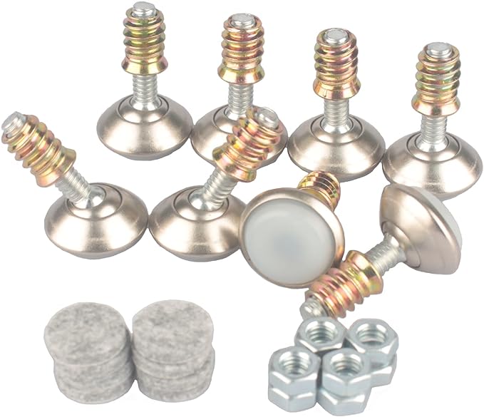 HUAYY Furniture Levelers Swivel Feet, Angle Height Adjustable, Heavy Duty