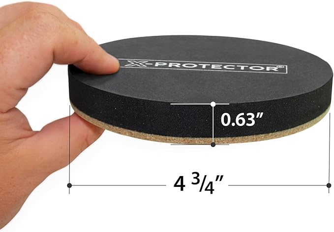 Felt Furniture Sliders Hardwood Floors X-PROTECTOR – 8 PCS 4 3/4 inch Furniture