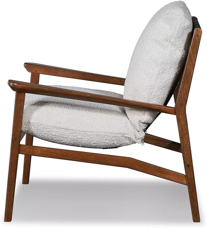 Grain Wood Furniture Solid Wood Mid Century Lounge Chair