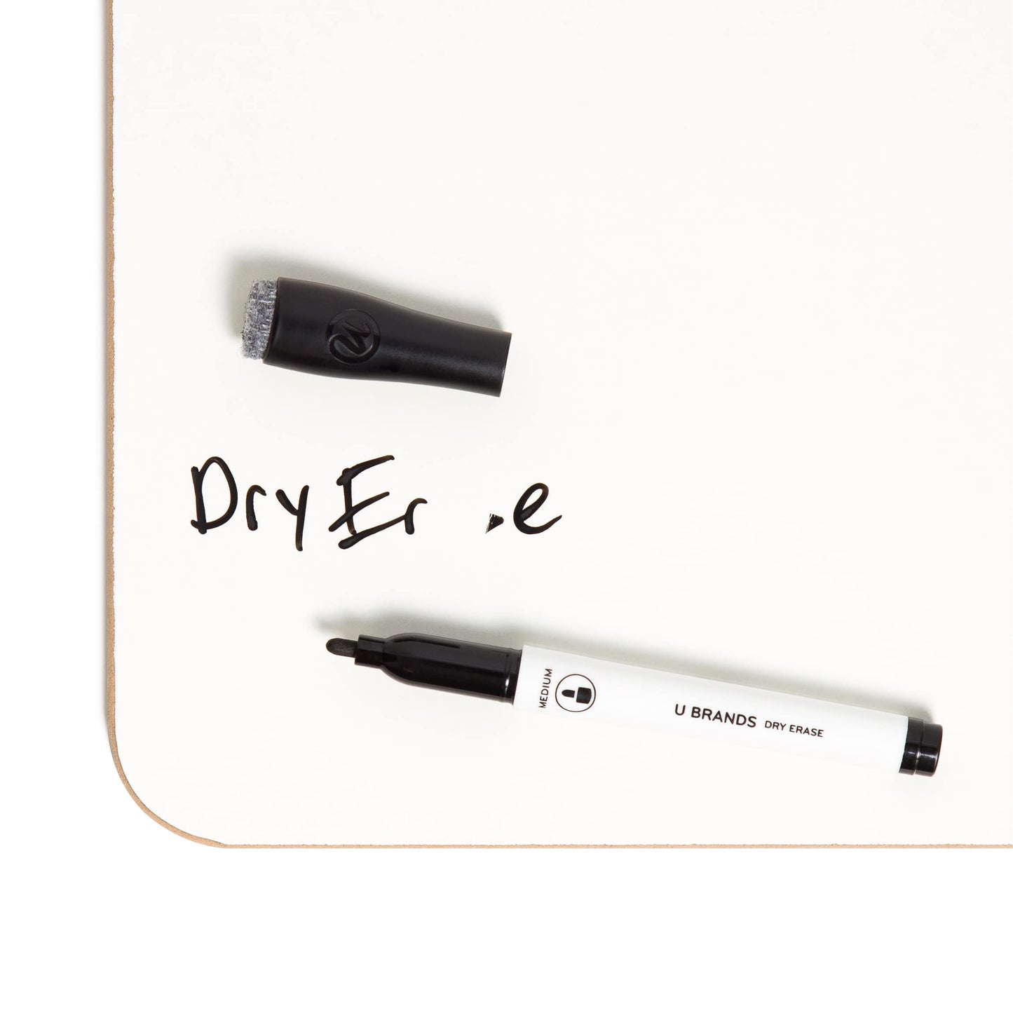 U Brands Dry Erase Lap Board, Double Sided, 9" x 12" Inches, Dry Erase Marker Included, Small White Board, 1 Count