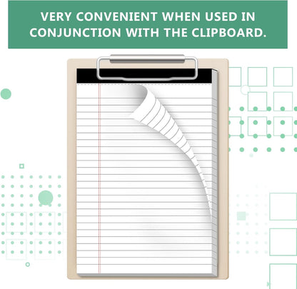 Legal Pads 5×8 Inch Notepad, 12 Pack Note Pads College Ruled Perforated Memo Pad for Work Study Daily Note Taking List, Lined Writing Pads Memo Refills Notepads for Office Home School, 30 Sheet/ Pad