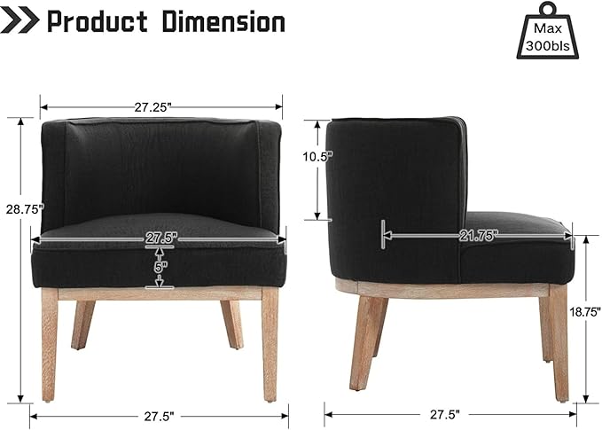 Gray Barrel Chairs Set of 2