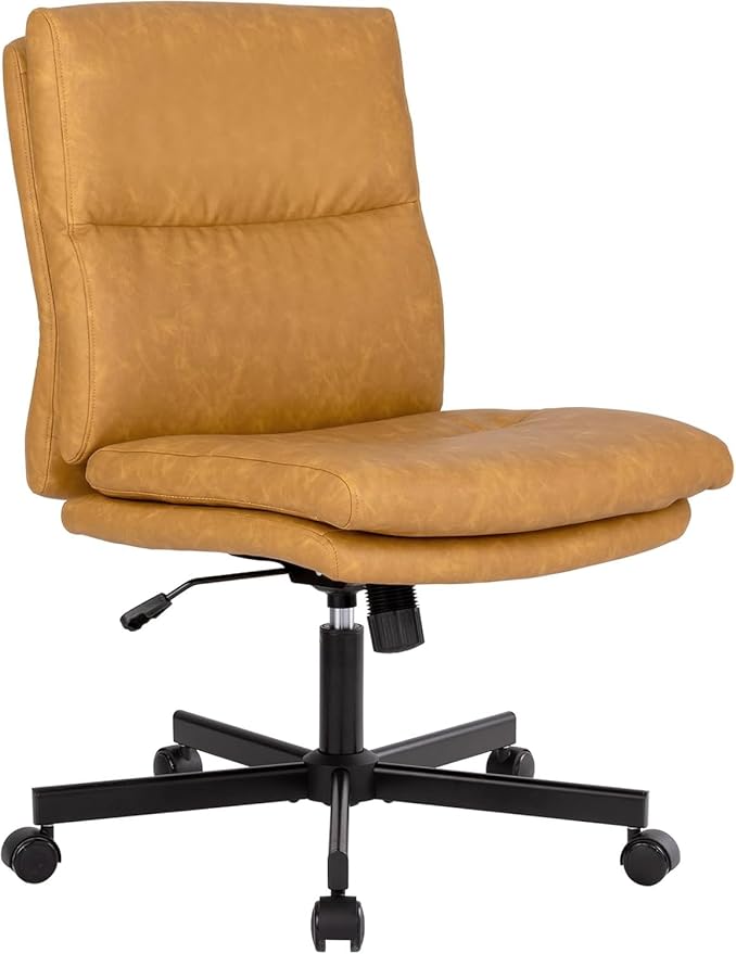 LUCKWIND Armless Office Desk Chair