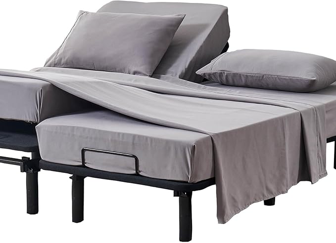Kingnex Split California King Sheets Set