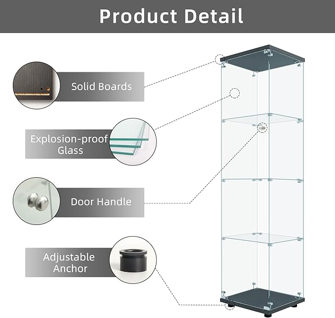 LFT HUIMEI2Y Glass Display Cabinet
