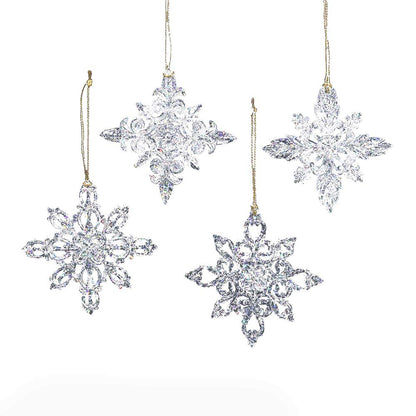 Kurt Adler W3613 Ornaments, Clear