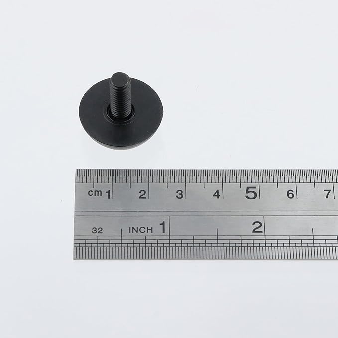 Antrader 12 Pack M6×15mm Furniture Lvelers, Table Leg Levelers, Levelling Foot
