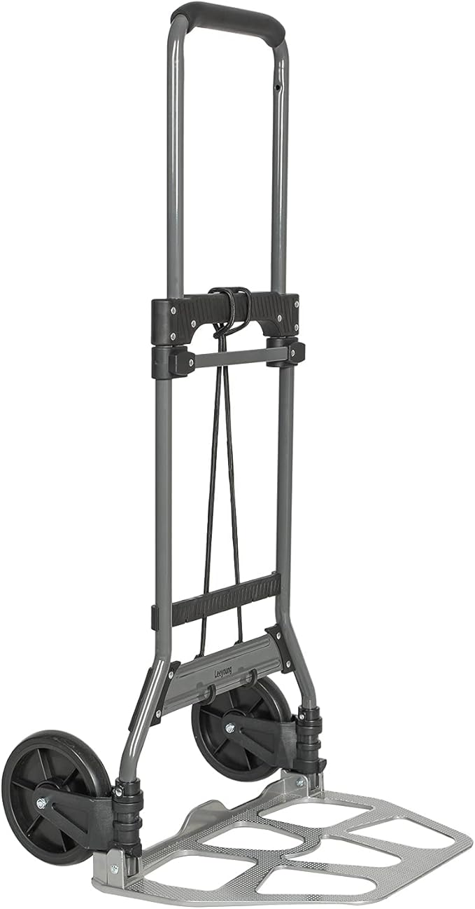 Leeyoung Folding Hand Truck and Dolly, 264 Lb Capacity Heavy-Duty Luggage