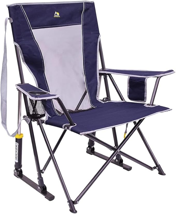 GCI Outdoor Comfort Pro Rocker Collapsible Rocking Chair & Outdoor Camping Chair