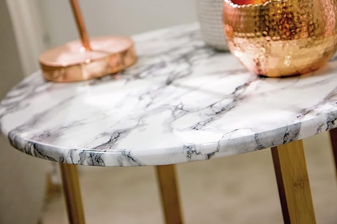 d-c-fix 346-8031 Decorative Self-Adhesive Film, Marble White